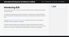 Desktop Screenshot of internationaleainstitute.org